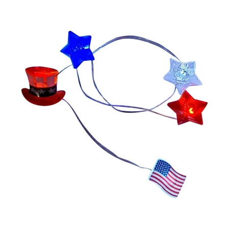 

Sunisery Decorative LED Lamp with Patriotic Fairy Lights for Independence Day