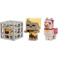 thumbnail image 3 of Minecraft Build-A-Mini 3-Pack Pack Zombie Husk, Llama, Spawning Blaze, 3 of 4