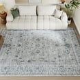 thumbnail image 5 of SIXHOME Rugs for Living Room Washable 3x5 Area Rugs Oriental Carpet Traditional Bedroom Dining Room Throw Rug Non Slip Vintage Foldable Distressed Print Neutral Indoor Rug Grey, 5 of 8