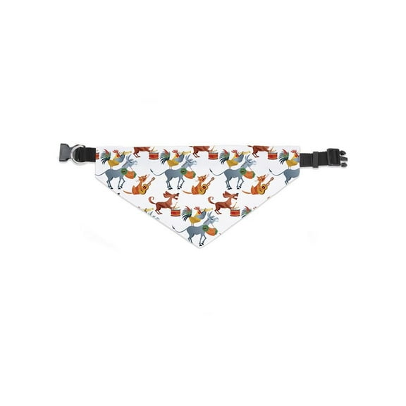 Storybook Musician Animals Art Bandana  -Image by Shutterstock,  Small