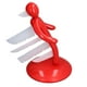 thumbnail image 5 of Soporte para cuchillos divertido, bloque de cuchillos con forma humana roja, novedad, bloque de cuchillos, durabilidad mejorada, 5 of 8