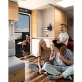 thumbnail image 3 of Kohree RV Screen Door Protector for Dogs,Universal Aluminum Alloy RV Entry Screen Door Grille Adjustable from 22" - 31.5", Black, 3 of 8