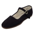 thumbnail image 1 of Zapatos 18 Mujer Algodón China Muñeca Mary Jane Zapatos Bailarina Ballet Pisos Zapatos (9 B(M) US 118-t Negro), 1 of 1
