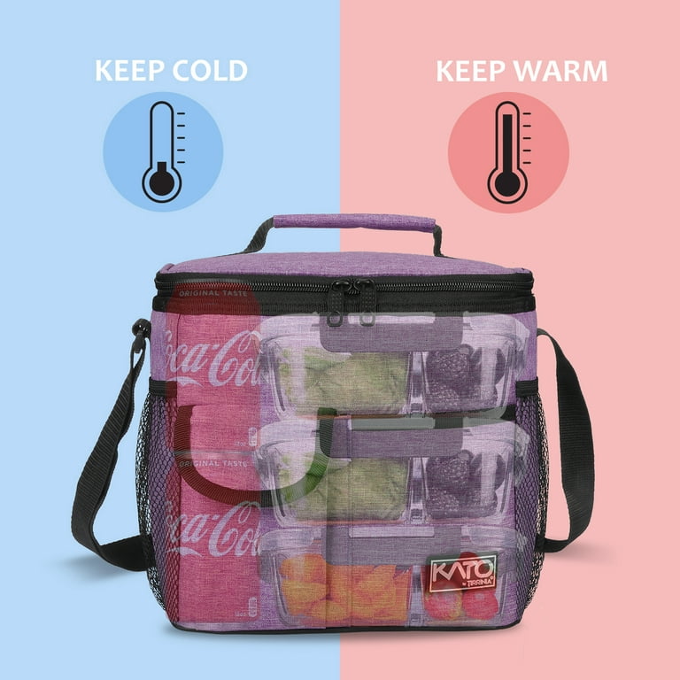 Insulated Lunch Bag Box for Women Men Thermos Cooler Hot Cold Adult Tote  Food US
