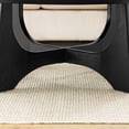 thumbnail image 4 of Royard Oaktree 36" Round Coffee Table w/Woodgrain Finish Farmhouse Wood Center Tables w/Cross Legs, 4 of 6