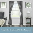 thumbnail image 3 of Kenney Chelsea Ball End Curtain Holdback Set, Satin Nickel, Set of 2, 3 of 4