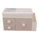 thumbnail image 4 of Caja de almacenamiento con cajones, caja de almacenamiento de escritorio con contenedor de joyería de escritorio, caja de almacenamiento de cosméticos resistente y resistente, 4 of 8