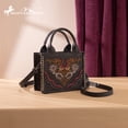 thumbnail image 7 of Montana West Mini Tote Bag for Women Western Handbag Embroidered Crossbody Bag Fashion Stylish Western Purses, Black, 7 of 7