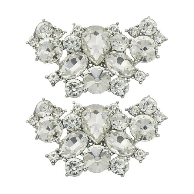2pcs Shoe Clips Decorative Shoe Clips Rhinestone Shoe Jewelry Shoe Accessories