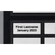 thumbnail image 1 of Placa Perpetua Alpha Awards Placa de Nombre Personalizada 7,5x3,3 cm, 1 of 7