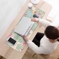 thumbnail image 3 of Long Mouse Pads for Desk,Labrador Dog and Flower Floral Desk Mats on Top Of Desks, Desk Mouse Pad Extra Large with 3mm Non-Slip Base and Stitched Edge for Gaming,Office,Work,Home 31.5"x11.8", 3 of 6