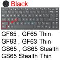 thumbnail image 1 of laptopitemsonsale Keyboard Cover Silicone Protector Skin Case for MSI GF65 Thin 17 Black, 1 of 6