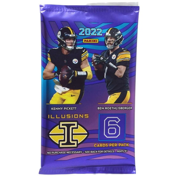 NFL Panini 2022 Illusions Football Trading Card BLASTER Pack (6 Cards)