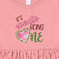 thumbnail image 4 of Inktastic It's Sweet Being One Watermelon First Birthday Girls Baby Dress, 4 of 5