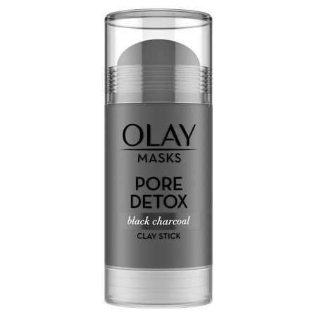 Olay Pore Detox Black Charcoal Clay Face Mask Stick, 1.7
