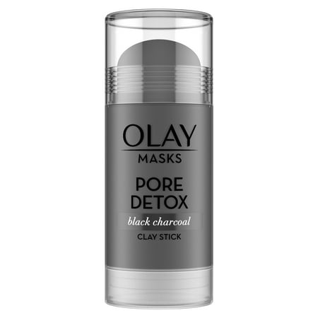 Olay Pore Detox Black Charcoal Clay Face Mask Stick, 1.7 (Best Pore Minimizing Mask)