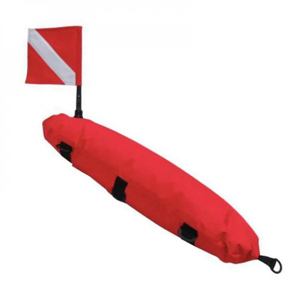 Freediving Buoy Spearfishing Scuba Dive Surface Marker Signal Float & Flag