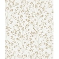 thumbnail image 2 of Gold Minimalist Tropical Leaves Printed Non-Woven Non-Pasted Textured Wallpaper 57 Sq. Ft., 2 of 3