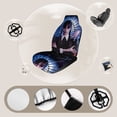 thumbnail image 4 of Wednesday Car Seat Covers Pattern Front Seat Protector Cover Full Universal Size Auto Accessories 2PCS, 4 of 6