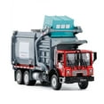 thumbnail image 1 of CSYANXING Decor Model 1:24 Scale Alloy Garbage Truck, Suitable for Desk, Showcase, Shelf, Perfect Gift Idea, 1 of 7