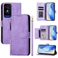 thumbnail image 2 of TCL 50 XE 5G Case ,Zipper Handbag Wallet Leather Cover with Crossbody Detachable Lanyard Strap, 2 of 5