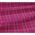 thumbnail image 4 of oneOone Cotton Jersey Fuschia Pink Fabric Madras Check Quilting Supplies Print Sewing Fabric By The Yard 58 Inch Wide, 4 of 4