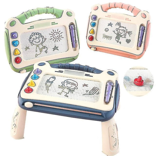 Tablero de dibujo para niños Tablero de graffiti magnético Juguetes para niños Juguetes para bebés Doodle Sketch Pad Educativo Aprendizaje preescolar Cumpleaños para 2-4 años Ki