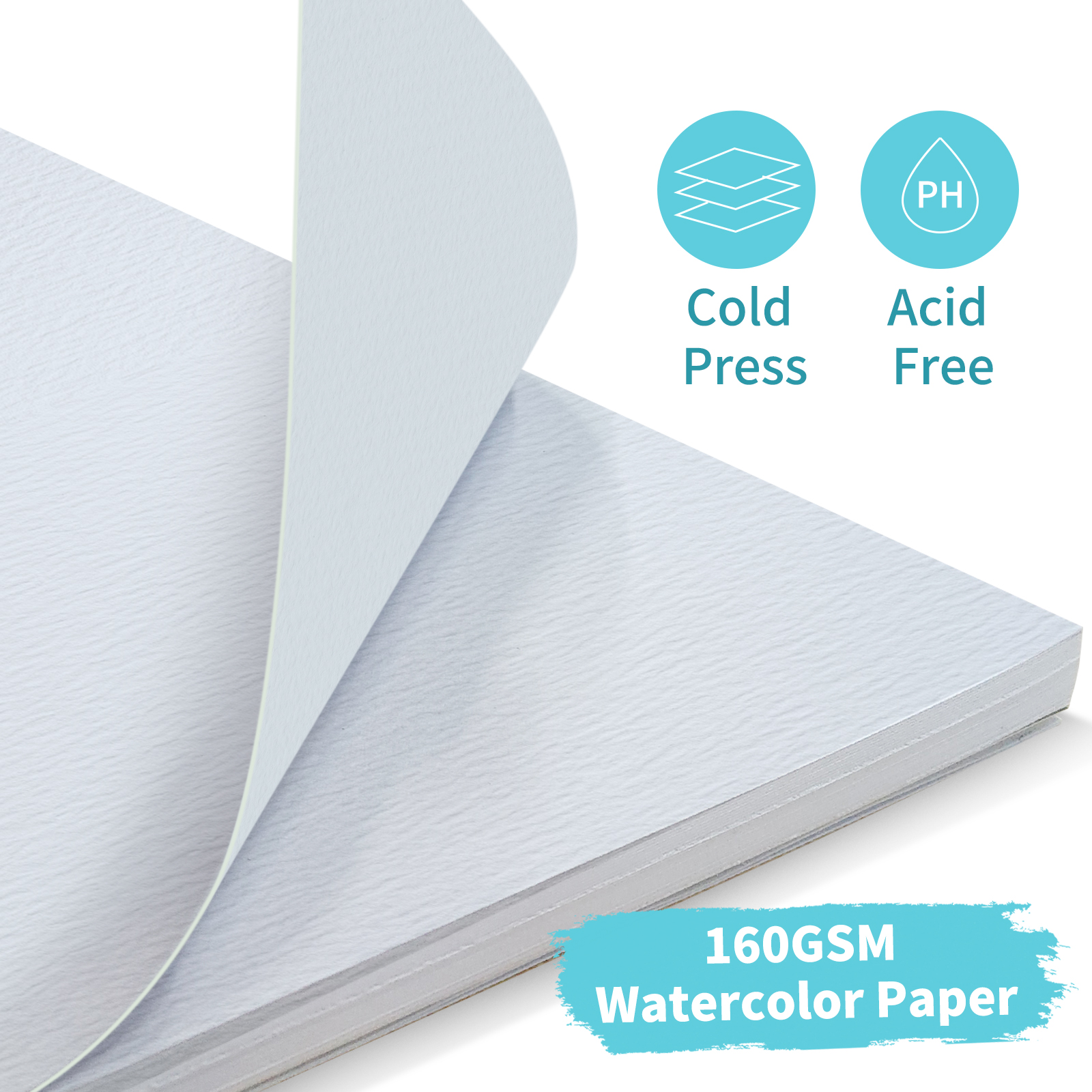 OSIMIG Watercolour Sketchbooks, 4 Count