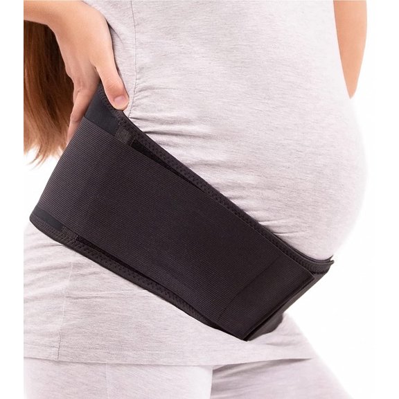 SNUG360 Pregnancy Belly Band for Pregnant Women (Small, Black)