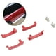 thumbnail image 5 of de Puerta de Actualización de 4 Piezas con Tornillos 1:10 para Accesorios de Modelo para Reemplazar Piezas de Bricolaje rojo Yotijar Mango de puerta de coche RC, 5 of 9