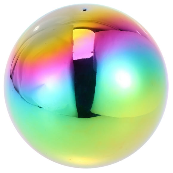 1PC 150MM Stainless Steel Round Ball Mirror Polished Hollow Ball Colorful Fine Metal Ball for Home Use Assorted Color