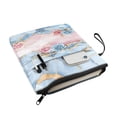 thumbnail image 2 of HELLHERO Book Covers with Handle Polyester Fabric Book Sleeve Protector Pouch with Decorative Design for Travel Book Organzier Holder Washable, 2 of 7