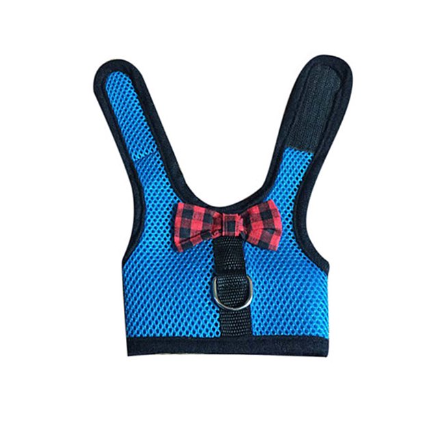 CAROOTU Pet Mesh Soft Harness With Leash Small Animal Vest for Hamster Rabbit Bunny