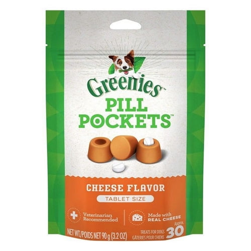Greenies Tablettes de Saveur Fromage avec Pilules, 30 Unités