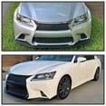 thumbnail image 2 of Spec-D Tuning Front Bumper Lip Spoiler Splitter Pp Compatible with 2013-2015 Lexus F Sport Sk Style Gs350 450, 2 of 7