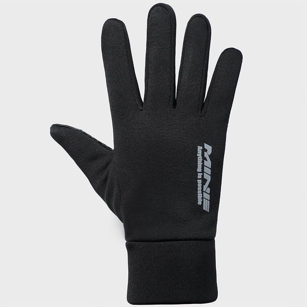 Guantes de montar para niños Otoño e Invierno Guantes deportivos cálidos para hombre con pantalla táctil a prueba de viento y salpicaduras de agua Guantes deportivos reflectantes a prueba de frío