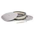 thumbnail image 4 of Racing Power RPCR6020 12 x 2 in. Polished Aluminium Oval Air Cleaner - Ball Milled, 4 of 4