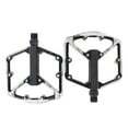 thumbnail image 2 of Mountain Bike Pedals 2 Pairs, Aluminum Alloy MTB Bicycle Pedals with 20 Anti-Slip Pins & 3 Sealed Bearings, Universal CNC Flat Pedals for Road Mountain BMX Cycling (12.6*10.6cm), 2 of 6