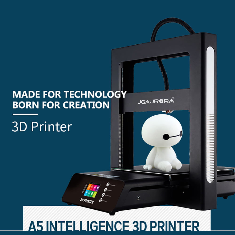 JGAURORA A5S Impresora 3D con pantalla a color Actualización de Impresora 3D de escritorio de 305*305*320 mm 