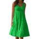 thumbnail image 2 of Sonducket Vestido Mujer Cuello Correa Vestido Niña Sin Mangas Playa Ropa Vestidos Verde 5XL, 2 of 5