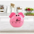 Pig Shaped Mechanical Timer Kitchen Cooking Back Timer 60 Minute Holder