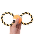 thumbnail image 4 of Durable Dog Chew Toy Tennis Rope for Aggressive Chewers Interactive Puppy Teething Toy Halloween Pet Training Knot Biting Play, 4 of 6