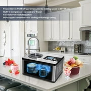 Homtone Ice Cream Maker No pre-Freezing Automatic Machine 2.1 Quart w/ Built-in Compressor & LCD Timer Gelato in 30-60 min