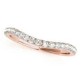 thumbnail image 2 of Mauli Jewels Rings for Women 0.25 Carat Engagement Wedding Band 4-Prong 10K Solid Rose Gold, 2 of 3