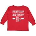 thumbnail image 3 of Inktastic Pennsylvania Awesome Since 1787 Boys or Girls Long Sleeve Toddler T-Shirt, 3 of 5