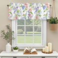 thumbnail image 3 of Spring Floral Window Valance Curtain Bird Flower Rod Pocket Short Curtain for Living Room, Bedroom & Kitchen Window Decor 60x18in, 3 of 8