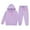 B1231 Purple, variant on Bysome Toddler Girls Outfit Set Winter Fleece Hoodie Joggers Comfy Casual Kids With Stylish Print For To Teen Long Sleeve Crew Neck Cute Print Girl 2 Pieces Clothes Set Black Size 2-3 Years