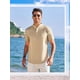 thumbnail image 2 of Camisa Para Hombre De Manga Corta Guayabera Casual Lino, 2 of 8