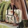 thumbnail image 3 of ZIATUBLE Hummingbird Flower Carrying Travel Storage Universal Sewing Machine Supplies Organizer with Zipper Organizer Bag with 4 Bottom Rubber Pads to Prevent Scraping Decor Accessories, 3 of 7