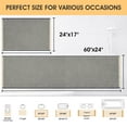 thumbnail image 5 of HAKUNA Waffle Bath Mat Set 2 Piece Grey & Beige,Woven Modern Bath Rug Mats, Absorbent Non Slip Bath Floor Mat, Soft Washable Boho Bath Rugs with Tassels for Bathroom, Bedroom, Kitchen,Tub, 5 of 7